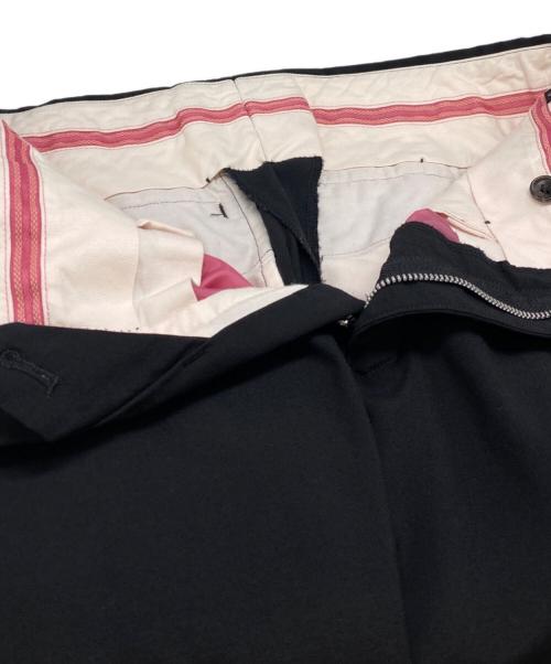 COMME des GARCONS HOMME PLUS（コムデギャルソンオムプリュス）COMME des GARCONS HOMME PLUS (コムデギャルソンオムプリュス) ステッチスラックス ブラック サイズ:Ｓの古着・服飾アイテム