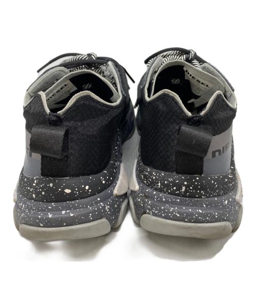 DIESEL（ディーゼル）DIESEL (ディーゼル) ローカットスニーカー ブラック サイズ:27ｃｍの古着・服飾アイテム