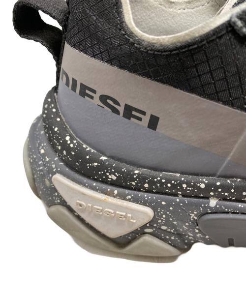 DIESEL（ディーゼル）DIESEL (ディーゼル) ローカットスニーカー ブラック サイズ:27ｃｍの古着・服飾アイテム