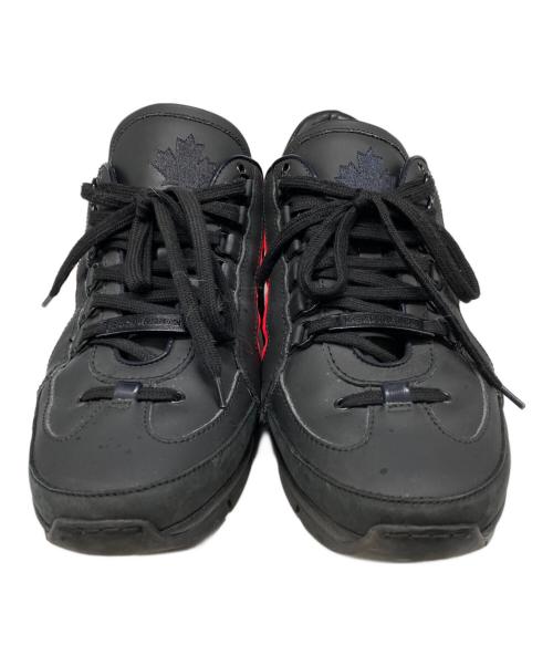 DSQUARED2（ディースクエアード）DSQUARED2 (ディースクエアード) ローカットスニーカー ブラック サイズ:42の古着・服飾アイテム