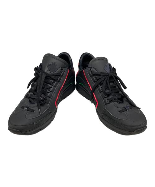 DSQUARED2（ディースクエアード）DSQUARED2 (ディースクエアード) ローカットスニーカー ブラック サイズ:42の古着・服飾アイテム