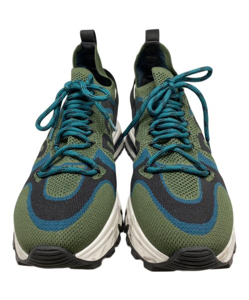 DSQUARED2（ディースクエアード）DSQUARED2 (ディースクエアード) スニーカー グリーン サイズ:43の古着・服飾アイテム