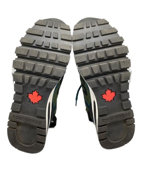 DSQUARED2（ディースクエアード）DSQUARED2 (ディースクエアード) スニーカー グリーン サイズ:43の古着・服飾アイテム