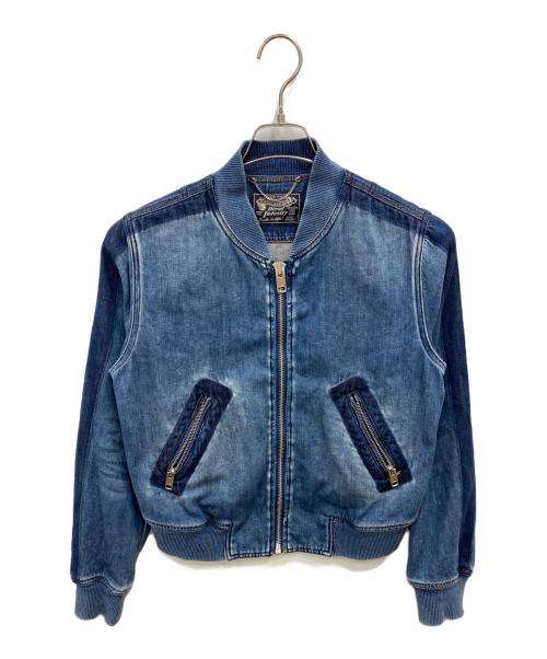 DIESEL（ディーゼル）DIESEL (ディーゼル) ジップジャケット ブルー サイズ:XSの古着・服飾アイテム