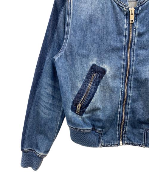 DIESEL（ディーゼル）DIESEL (ディーゼル) ジップジャケット ブルー サイズ:XSの古着・服飾アイテム