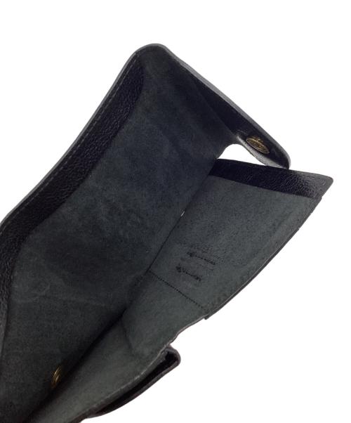 IL BISONTE（イル ビゾンテ）IL BISONTE (イル ビゾンテ) スナップボタン2つ折りレザーウォレット ブラック サイズ:-の古着・服飾アイテム