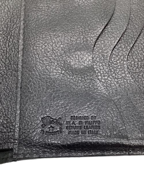 IL BISONTE（イル ビゾンテ）IL BISONTE (イル ビゾンテ) スナップボタン2つ折りレザーウォレット ブラック サイズ:-の古着・服飾アイテム