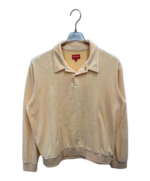 SUPREME（シュプリーム）SUPREME (シュプリーム) Velour L/S Polo オレンジ サイズ:Lの古着・服飾アイテム
