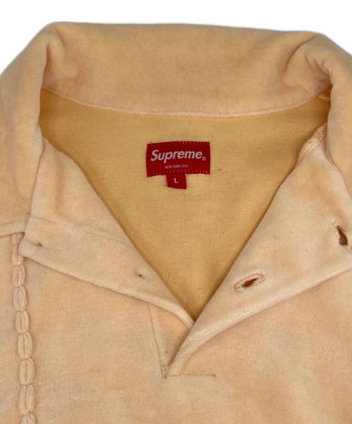 SUPREME（シュプリーム）SUPREME (シュプリーム) Velour L/S Polo オレンジ サイズ:Lの古着・服飾アイテム