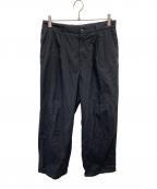 STEVEN ALANスティーブンアラン）の古着「SUPER BAGGY TAPERED/パンツ」｜ブラック