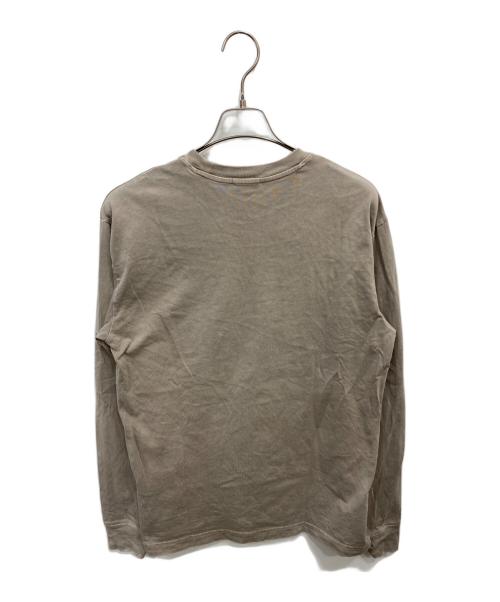 KITH（キス）KITH (キス) ロゴロングスリーブカットソー ベージュ サイズ:Sの古着・服飾アイテム