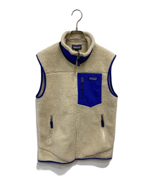 Patagonia（パタゴニア）Patagonia (パタゴニア) Classic Retro-X Vest ブルー×ベージュ サイズ:Sの古着・服飾アイテム