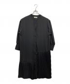 SUMISTYLEスミスタイル）の古着「プリーツワンピース」｜ブラック