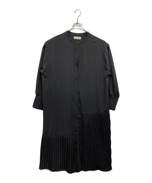 SUMISTYLE（スミスタイル）SUMISTYLE (スミスタイル) プリーツワンピース ブラック サイズ:FREEの古着・服飾アイテム