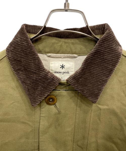 Snow peak（スノーピーク）Snow peak (スノーピーク) TAKIBI Duck Coat ベージュ サイズ:Lの古着・服飾アイテム