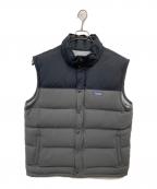 Patagoniaパタゴニア）の古着「BIVY ダウンベスト」｜グレー×ブラック