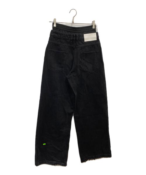 adidas Originals（アディダスオリジナル）adidas Originals (アディダスオリジナル) KSENIA SCHNAIDER (クセニア シュナイダー) ボクサーショートジーンズ ブラック サイズ:W29の古着・服飾アイテム