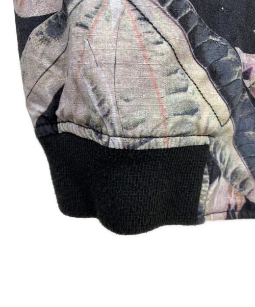 PAUL SMITH（ポールスミス）Paul Smith (ポールスミス) ボタニカルプリントジップパーカー ピンク×ブラック サイズ:Lの古着・服飾アイテム