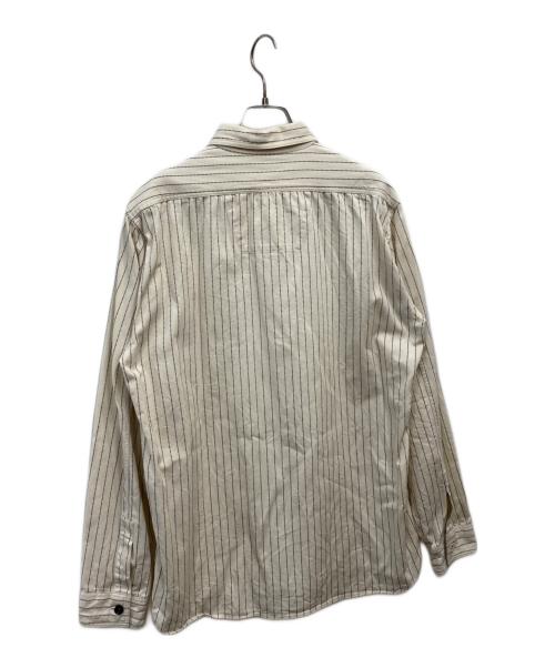 SUGAR CANE（シュガーケーン）SUGAR CANE (シュガーケーン) WHITE WABASH STRIPE WORK SHIRT ベージュ サイズ:Ｌの古着・服飾アイテム