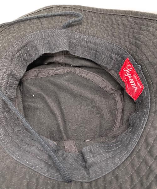 SUPREME（シュプリーム）SUPREME (シュプリーム) MILITARY BOONIE HAT ブラックの古着・服飾アイテム