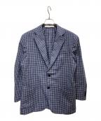 Luciano Di Martinaルチアーノ ディ マルティーナ）の古着「リネン混ジャケット」｜ブルー