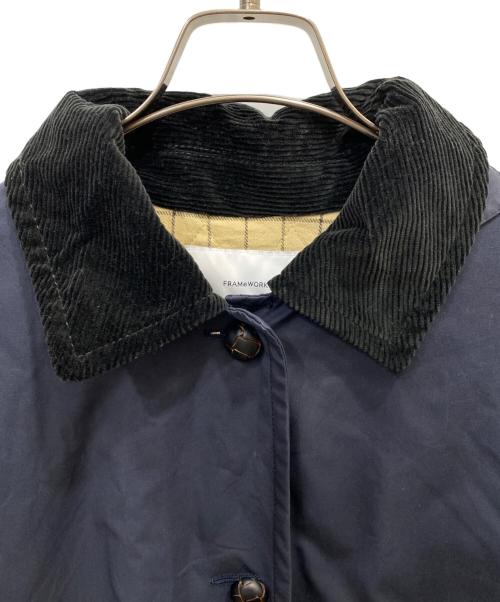 FRAMeWORK（フレームワーク）FRAMeWORK (フレームワーク) 中綿コート ネイビー サイズ:38の古着・服飾アイテム
