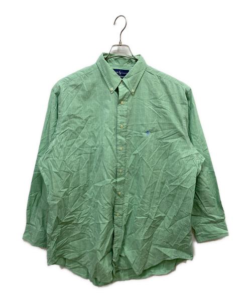 RALPH LAUREN（ラルフローレン）RALPH LAUREN (ラルフローレン) チェック長袖シャツ グリーン サイズ:17 1/2の古着・服飾アイテム