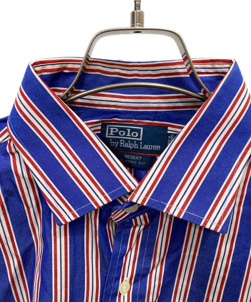 POLO RALPH LAUREN（ポロ・ラルフローレン）POLO RALPH LAUREN (ポロ・ラルフローレン) 長袖シャツ レッド×ブルー サイズ:XLの古着・服飾アイテム