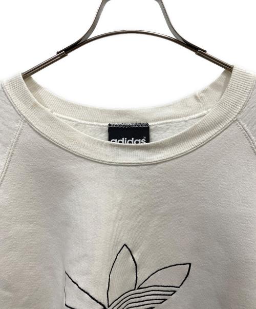 adidas Originals（アディダスオリジナル）adidas originals (アディダスオリジナル) 80's ラグランスウェット ホワイト サイズ:Ｌの古着・服飾アイテム