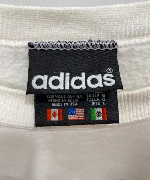 adidas Originals（アディダスオリジナル）adidas originals (アディダスオリジナル) 80's ラグランスウェット ホワイト サイズ:Ｌの古着・服飾アイテム