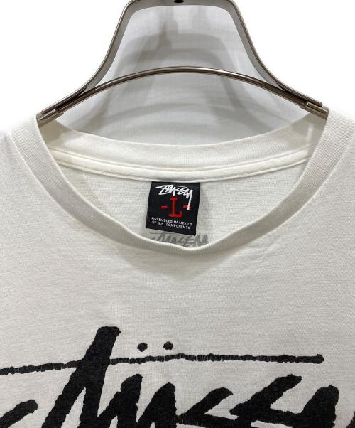stussy（ステューシー）stussy (ステューシー) 00's プリントTシャツ ホワイト サイズ:Ｌの古着・服飾アイテム