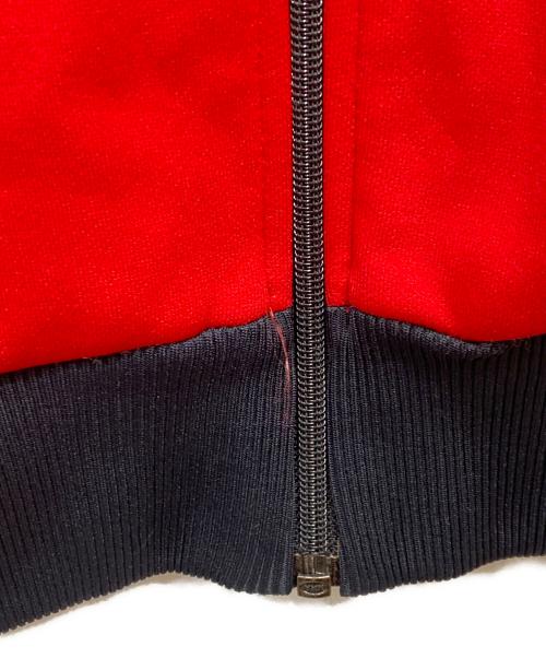 adidas（アディダス）adidas (アディダス) ジップアップジャケット レッド×ブラック サイズ:１の古着・服飾アイテム
