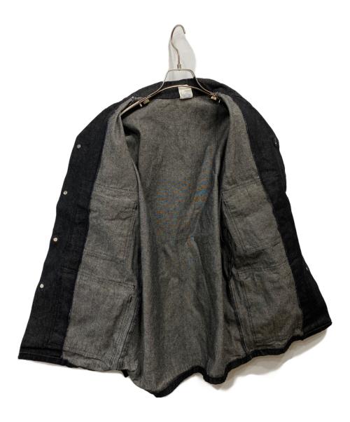 古着（フルギ）古着 (フルギ) 古着デニムカバーオール ブラック サイズ:Mの古着・服飾アイテム