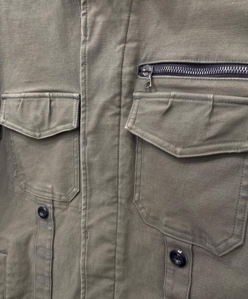 wjk（ダブルジェイケー）wjk (ダブルジェイケー) ミリタリーワークジャケット カーキ サイズ:Lの古着・服飾アイテム