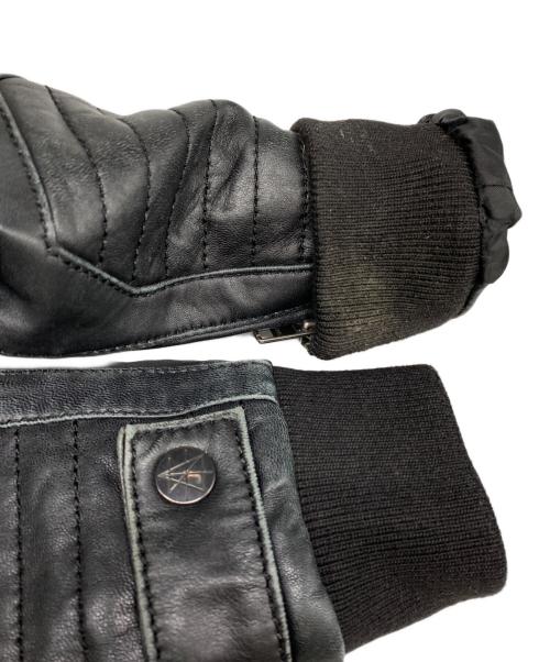 Surface to Air（サーフェイストゥーエアー）Surface to Air (サーフェイストゥーエアー) KID CUDI (キッド・カディ) シングルレザーライダースジャケット ブラック サイズ:XSの古着・服飾アイテム