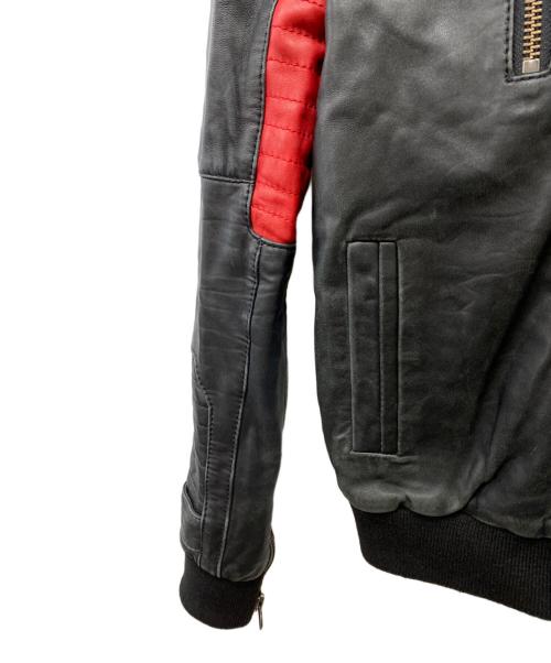 Surface to Air（サーフェイストゥーエアー）Surface to Air (サーフェイストゥーエアー) KID CUDI (キッド・カディ) シングルレザーライダースジャケット ブラック サイズ:XSの古着・服飾アイテム