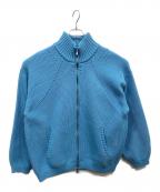 Lui'sルイス）の古着「ドライバーズニットブルゾン」｜ブルー