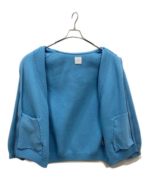 Lui's（ルイス）Lui's (ルイス) ドライバーズニットブルゾン ブルー サイズ:FREEの古着・服飾アイテム