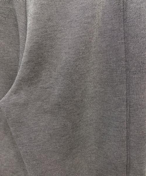 LAPIIS（ラピス）LAPIIS (ラピス) SIDELINE CURVE TROUSERS ブラック サイズ:2の古着・服飾アイテム