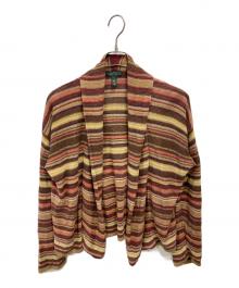 RALPH LAUREN（ラルフローレン）の古着「ショールカラーニットカーディガン」｜ブラウン