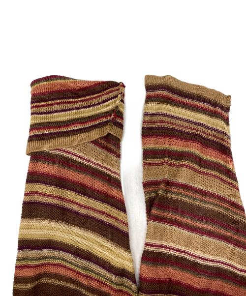 RALPH LAUREN（ラルフローレン）RALPH LAUREN (ラルフローレン) ショールカラーニットカーディガン ブラウン サイズ:Lの古着・服飾アイテム