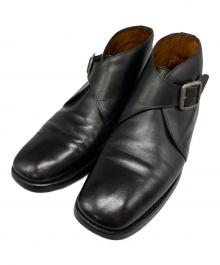 PAUL SMITH（ポールスミス）の古着「モンクストラップシューズ」｜ブラック