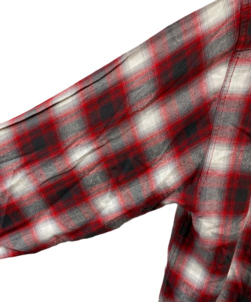 TOWN CRAFT（タウンクラフト）TOWN CRAFT (タウンクラフト) 50-60’s オンブレチェックシャツ レッド×ブラック サイズ:Sの古着・服飾アイテム