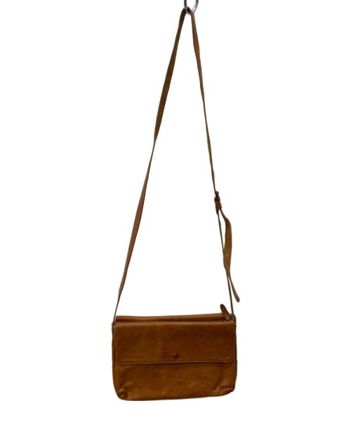 genten（ゲンテン）genten (ゲンテン) レザーショルダーバッグ ブラウンの古着・服飾アイテム