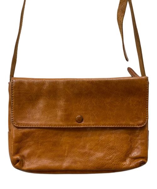 genten（ゲンテン）genten (ゲンテン) レザーショルダーバッグ ブラウンの古着・服飾アイテム