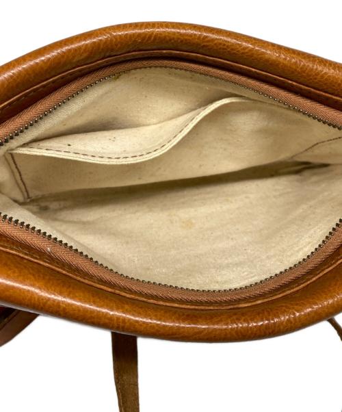 genten（ゲンテン）genten (ゲンテン) レザーショルダーバッグ ブラウンの古着・服飾アイテム