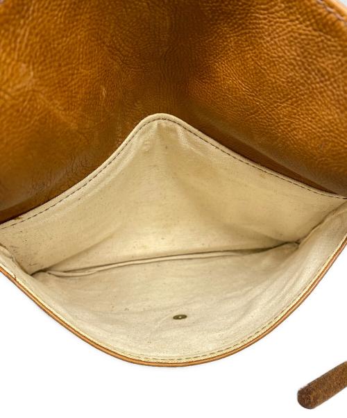 genten（ゲンテン）genten (ゲンテン) レザーショルダーバッグ ブラウンの古着・服飾アイテム