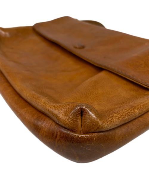 genten（ゲンテン）genten (ゲンテン) レザーショルダーバッグ ブラウンの古着・服飾アイテム