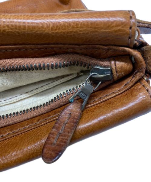genten（ゲンテン）genten (ゲンテン) レザーショルダーバッグ ブラウンの古着・服飾アイテム