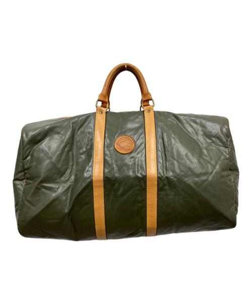 HUNTING WORLD（ハンティングワールド）HUNTING WORLD (ハンティングワールド) ボストンバッグ カーキの古着・服飾アイテム